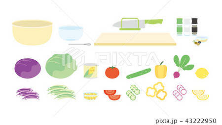 サラダを作る 43222950