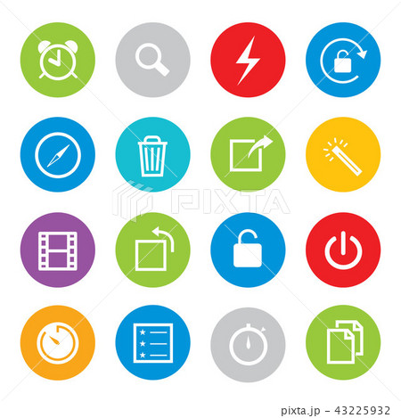 Touchscreen smart phone mobile application Vector 43225932
