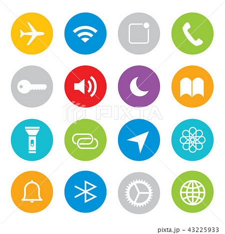 Touchscreen smart phone mobile application Vector 43225933