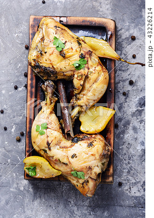 Chicken stewed in pear Chicken stewed in pear 43226214