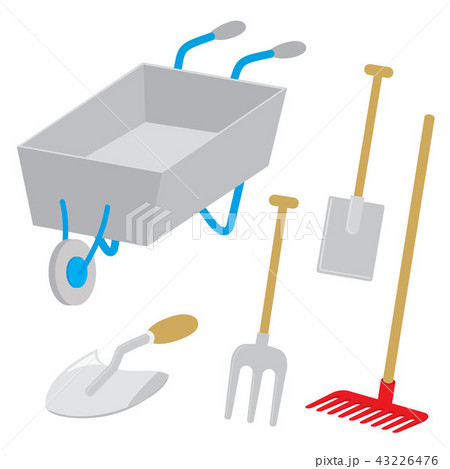 Equipment Tool Garden Rake Fork Hoe Trowel Vector Equipment Tool Garden Rake Fork Hoe Trowel Vector 43226476