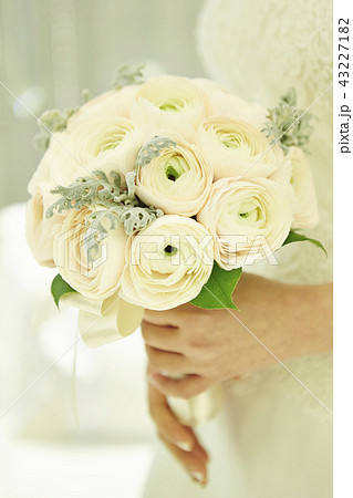 ブーケを持つ花嫁 ブーケを持つ花嫁 43227182