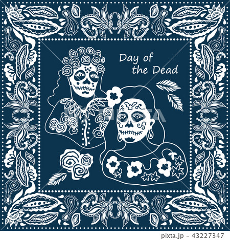 Day of the Dead bandana. 43227347