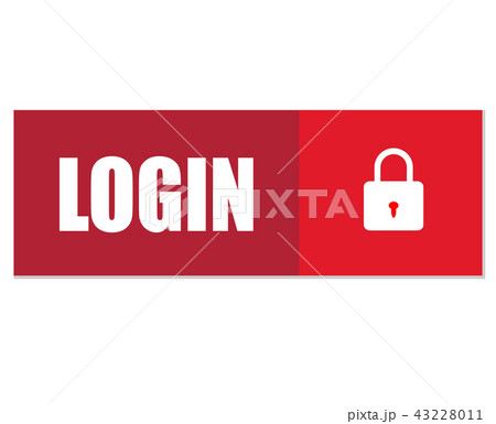 login button. login icon on white background.  43228011