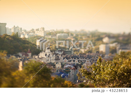 Kiev at sunset. 43228653