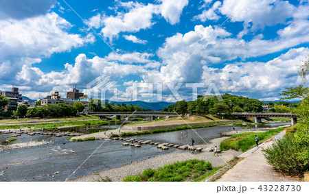 京都　鴨川デルタ 43228730