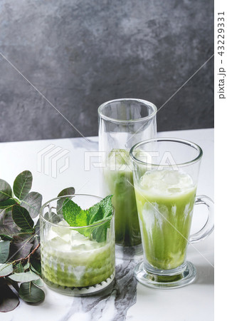 Matcha iced latte Matcha iced latte 43229331