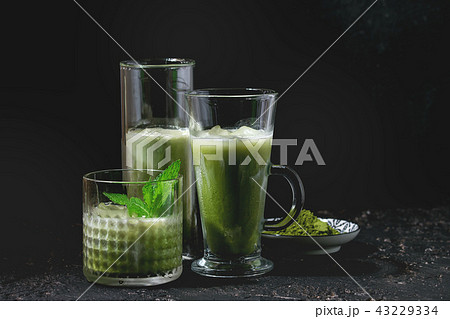 Matcha iced latte Matcha iced latte 43229334
