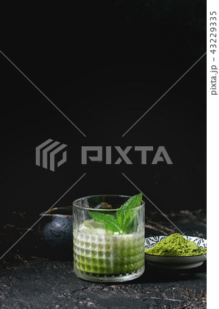 Matcha iced latte Matcha iced latte 43229335