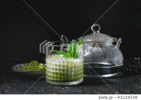 Matcha iced latte Matcha iced latte 43229336