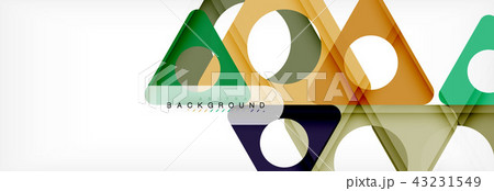 Abstract geometric background. Modern overlapping triangles. Unusual color shapes for your message Abstract geometric background. Modern overlapping triangles. Unusual color shapes for your message 43231549