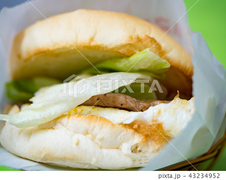 American cheese chicken burger 43234952
