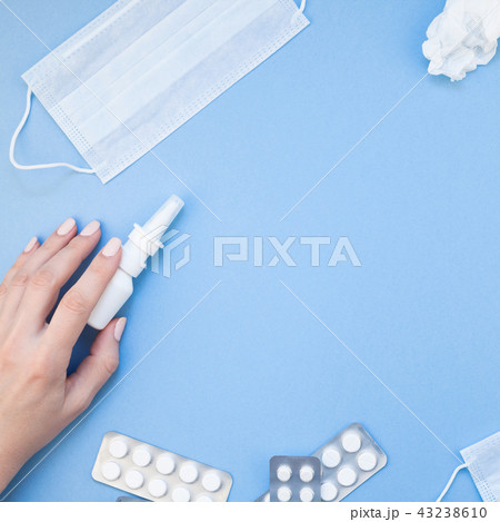 Concept of seasonal spring allergy 43238610