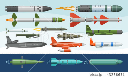 Missile Vector Military Missilery Rocket Weapon のイラスト素材