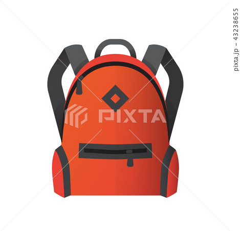 Orange school online backpack