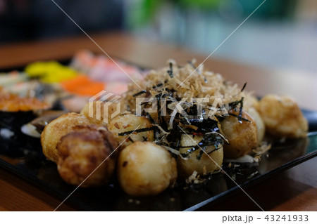 takoyaki octopus ball. japanese food. delicious snack from japan takoyaki octopus ball. japanese food. delicious snack from japan 43241933