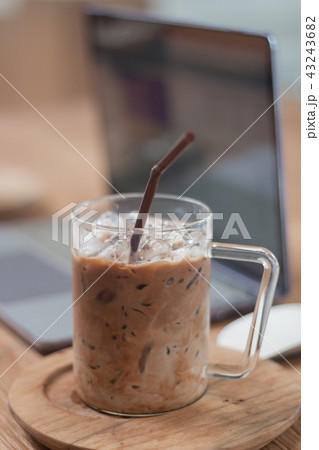 Iced coffee in coffee shop Iced coffee in coffee shop 43243682