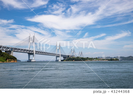 瀬戸大橋　斜張橋と下津井瀬戸大橋 43244368