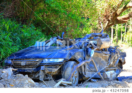 九州北部豪雨災害後の山田地区（2018年8月） 43247098