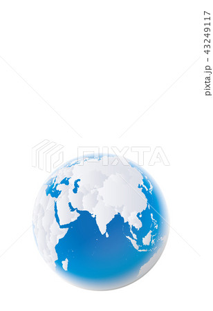 地球アジア青グレー2 43249117