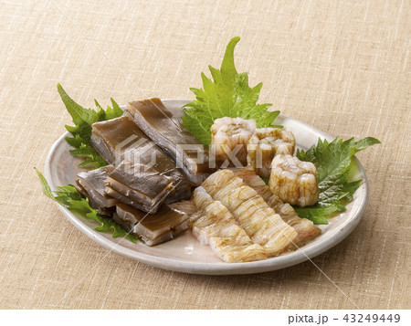 さすの昆布〆と白えび 43249449