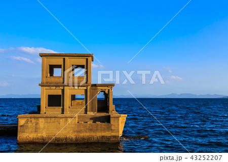 魚雷発射試験場跡の夕暮れ　【長崎県東彼杵郡川棚町】 43252207