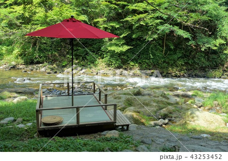 山中温泉　川床 43253452