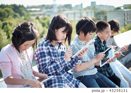 IT教育　イメージ　写生 43256131