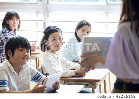 小学校のIT教育 授業風景 小学校のIT教育 授業風景 43256158