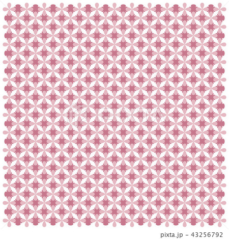 Pink geometric seamless pattern. Vector image. 43256792