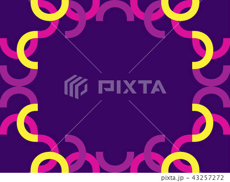 Abstract geometric pattern. Frame in the style Abstract geometric pattern. Frame in the style 43257272