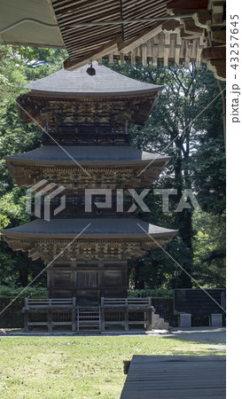 御代田町真楽寺三重塔 43257645