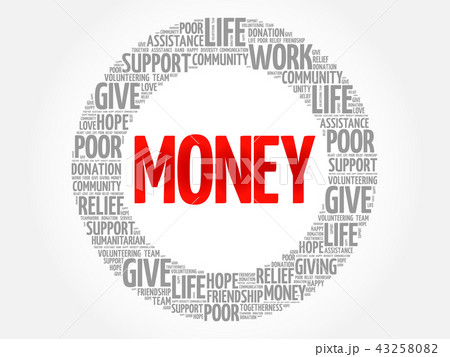 Money word cloud collage Money word cloud collage 43258082