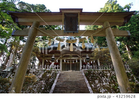 熊野三山・奥の宮 玉置神社 御本殿 & 鳥居 (奈良県 吉野郡 十津川村 ) 熊野三山・奥の宮 玉置神社 御本殿 & 鳥居 (奈良県 吉野郡 十津川村 ) 43259628