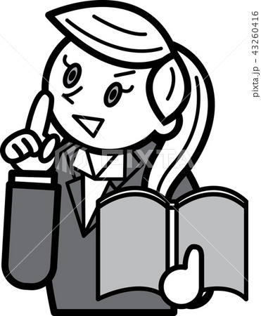 白人女性教師:ポイント 43260416