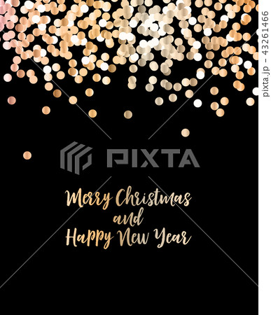 Merry Christmas and New Year Background. Vector Illustration 43261466
