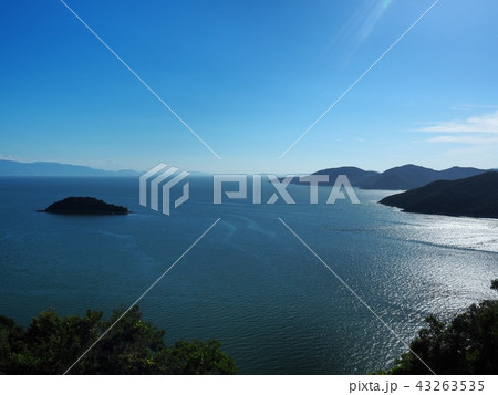 夏の午後の相生湾　相生湾の眺望 43263535