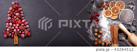 Ingredients for cooking Christmas baking 43264512