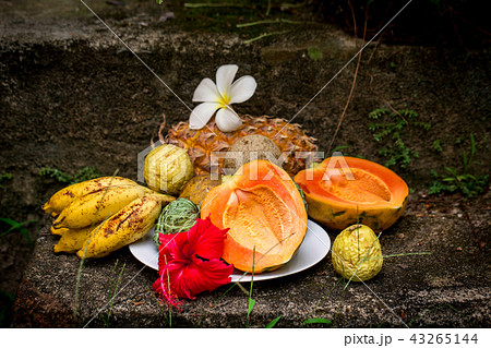 Tropical fruit, still life 43265144