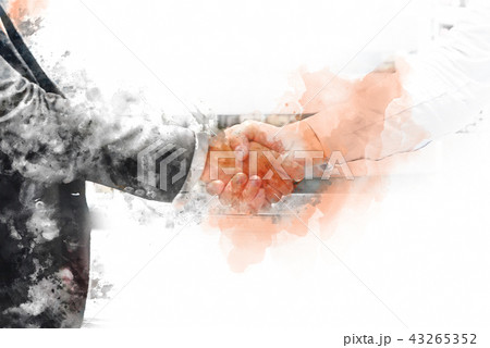 Join hands business concept and handshake concept. Join hands business concept and handshake concept. 43265352