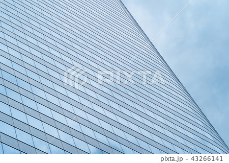 Office building windows. Glass architecture facade design. Office building windows. Glass architecture facade design. 43266141