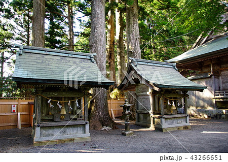 熊野三山・奥の宮　玉置神社　末社・神武社 ＆ 末社・若宮社 （奈良県 吉野郡 十津川村  43266651