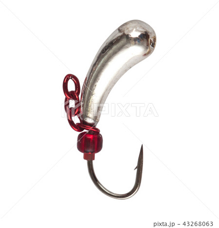 Fishing mormyshka Wobbler fishing theme over white Fishing mormyshka Wobbler fishing theme over white 43268063