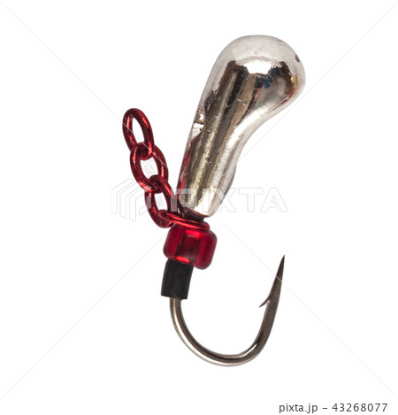 Fishing mormyshka Wobbler fishing theme over white 43268077