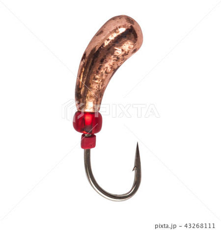 Fishing mormyshka Wobbler fishing theme over white Fishing mormyshka Wobbler fishing theme over white 43268111