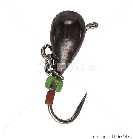Fishing mormyshka Wobbler fishing theme over white 43268143
