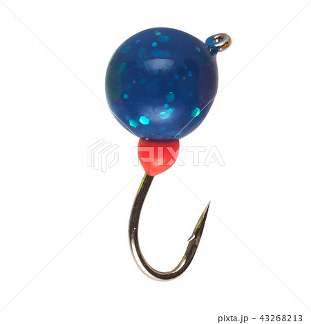 Fishing mormyshka Wobbler fishing theme over white 43268213