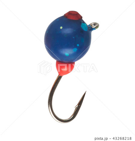 Fishing mormyshka Wobbler fishing theme over white 43268218