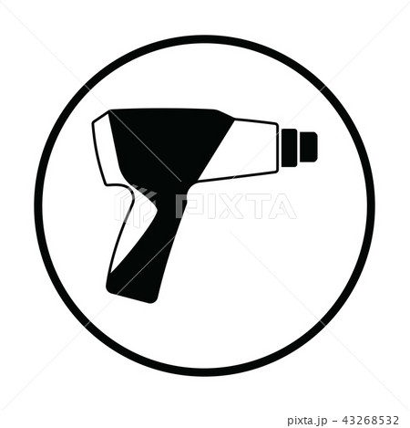 Electric industrial dryer icon 43268532