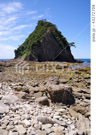 堂ヶ島のトンボロの写真素材